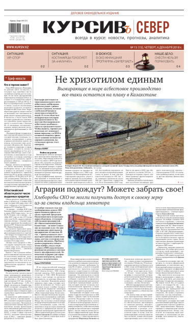 Газета Курсив №15 (север)