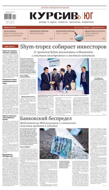 Газета Курсив №15 (юг)