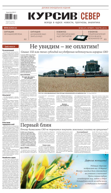 Газета Курсив №8 (север)