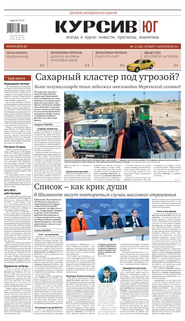 Газета Курсив №12 (юг)
