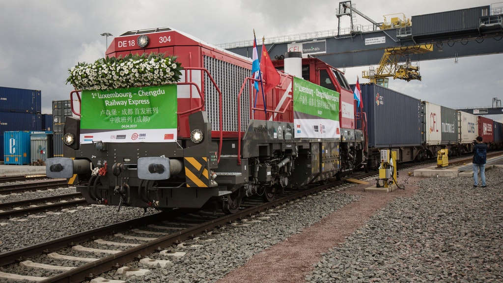 Из Люксембурга в Китай впервые запущен грузовой поезд