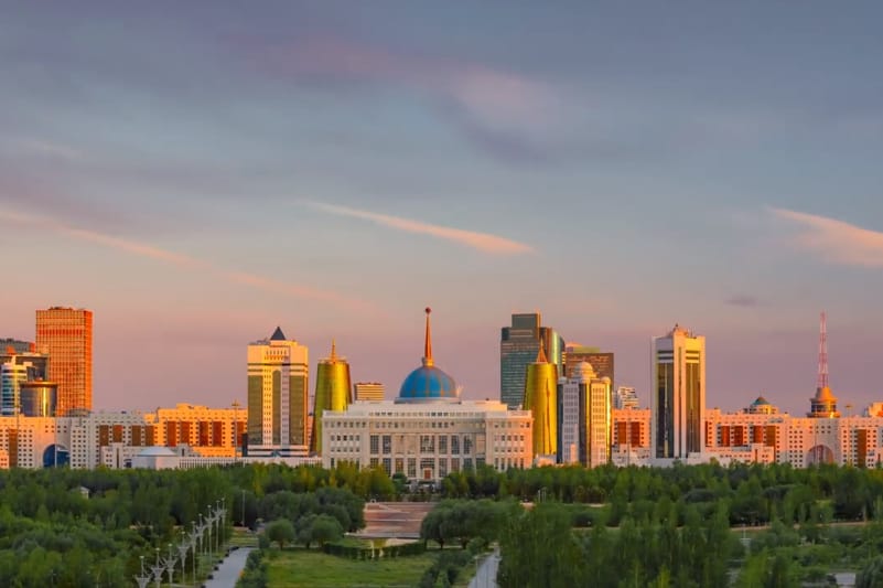 BBC сняли ролик: восход солнца в Нур-Султане