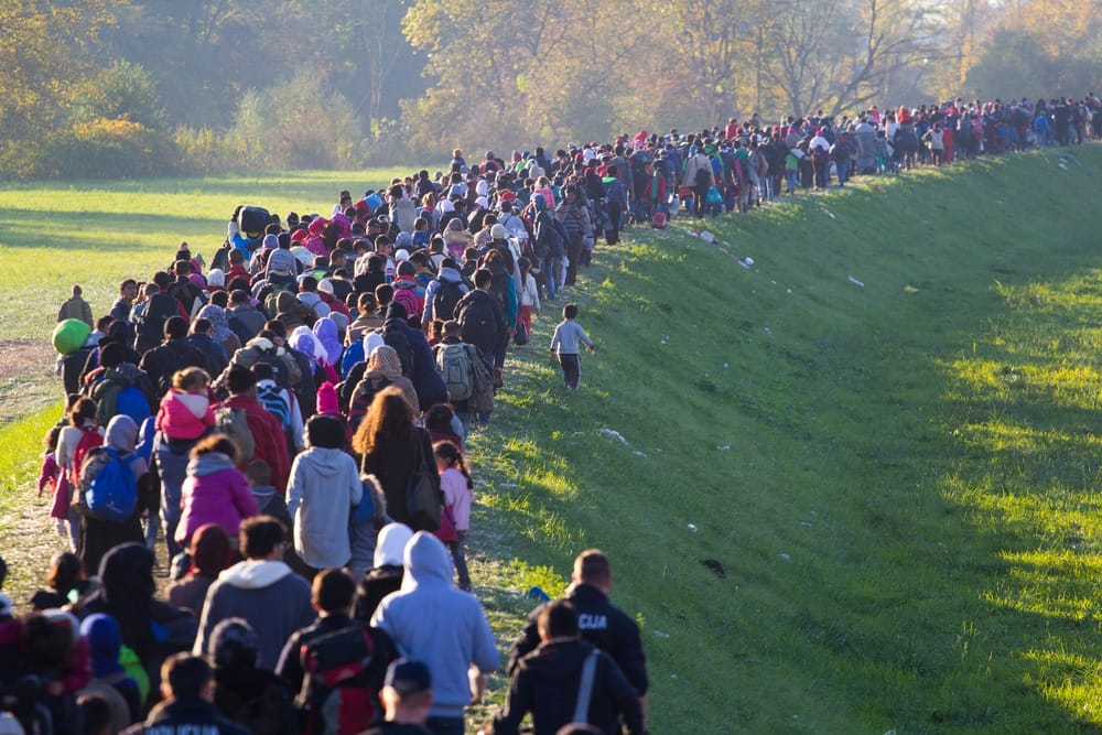 Количество беженцев в мире увеличилось на 8,7 млн человек