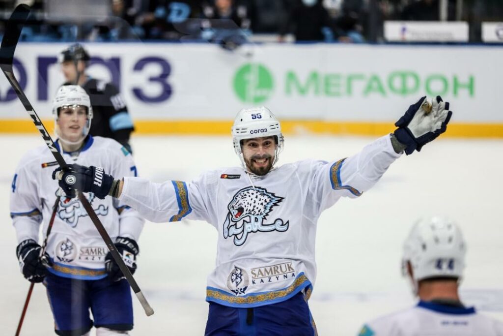ХК «Барыс» потерпел второе подряд поражение в чемпионате КХЛ