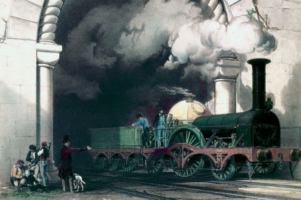 В особо тяжелых случаях, лопнув, рыночные пузыри могут обрушить экономику целой страны, как это произошло в 1846 году во время железнодорожной мании в Великобритании. Иллюстрация: SSPL / Getty Images