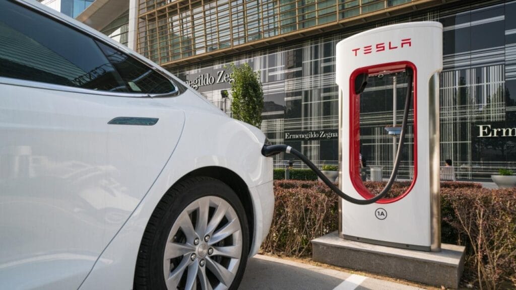 Нұр-Сұлтан қаласында Tesla көліктерін қуаттайтын алғашқы станция ашылды