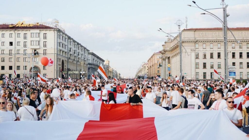 Минскіде Лукашенко режиміне қарсы митинг өтті
