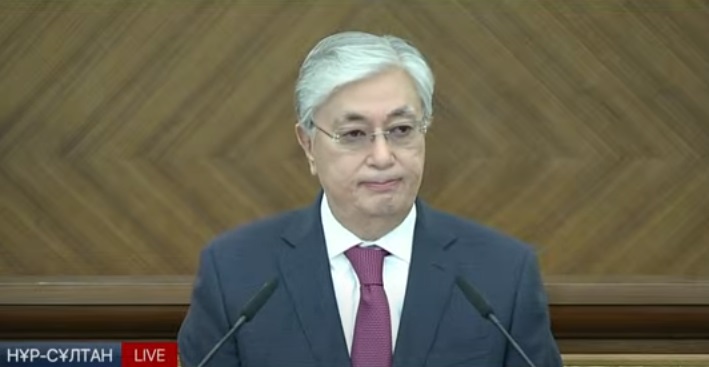 Фото: скриншот с послания президента