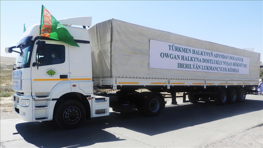 Түркіменстан Ауғанстанға гуманитарлық көмек жіберді