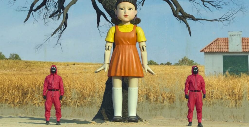 Кадр из фильма «Игра в кальмара»/Netflix