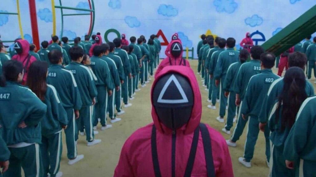 Кадр из фильма «Игры в кальмара» 