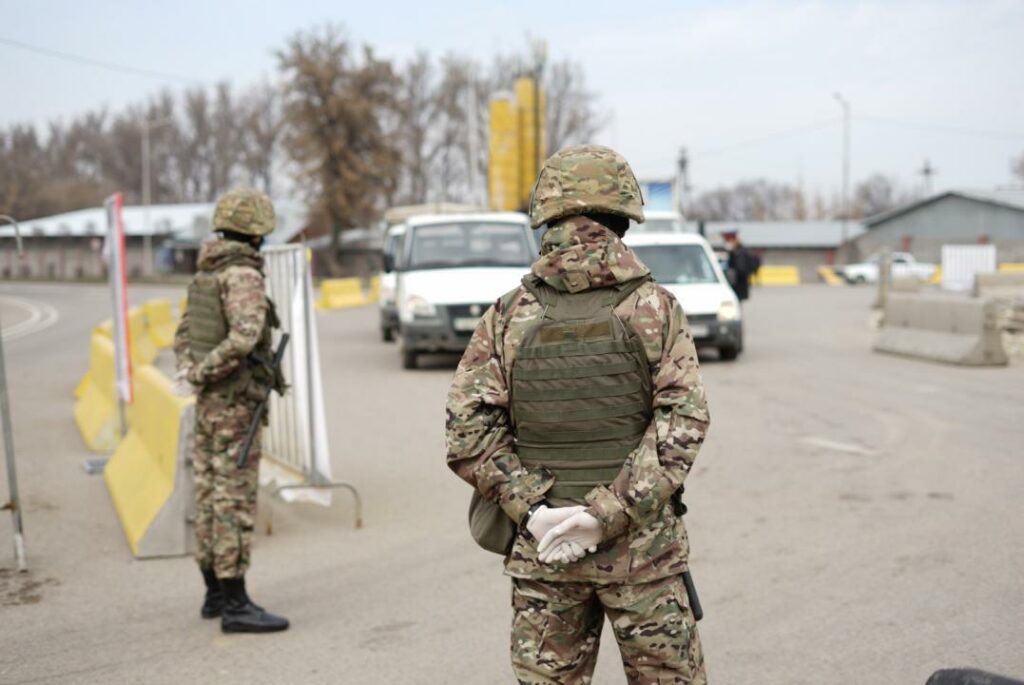 Kazakhstan’s Border Guard Service Searches for Rioters