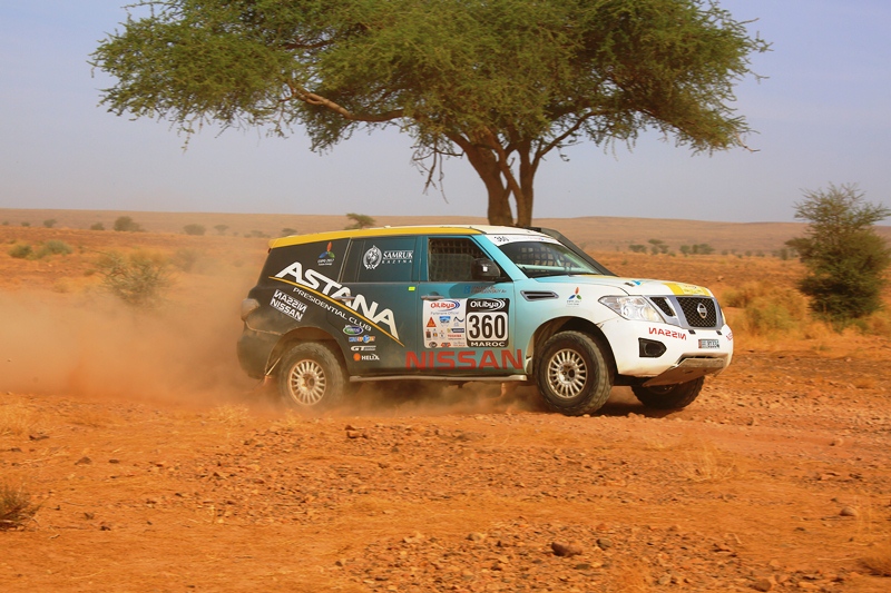 Astana Motorsports: TOP-3 на первом этапе ралли в Марокко