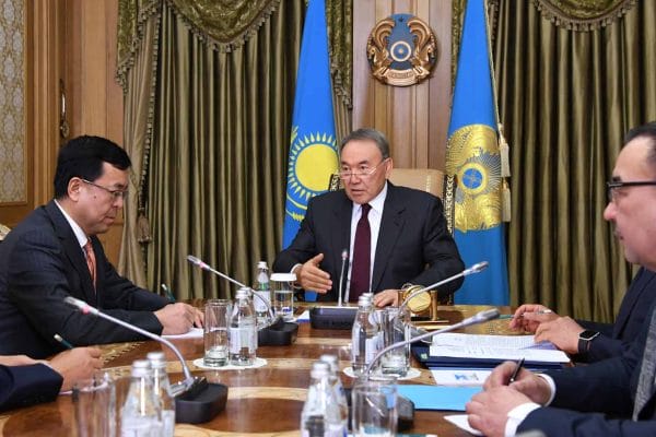Назарбаев встретился с президентом «СИТИК Групп» Ван Цзюнем