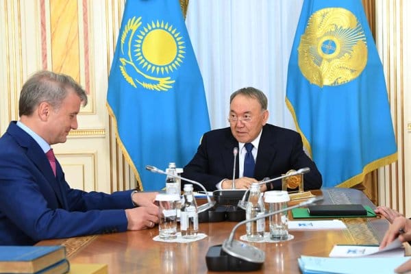 Нурсултан Назарбаев встретился с Германом Грефом