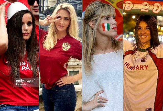 Самые красивые болельщицы Евро-2016