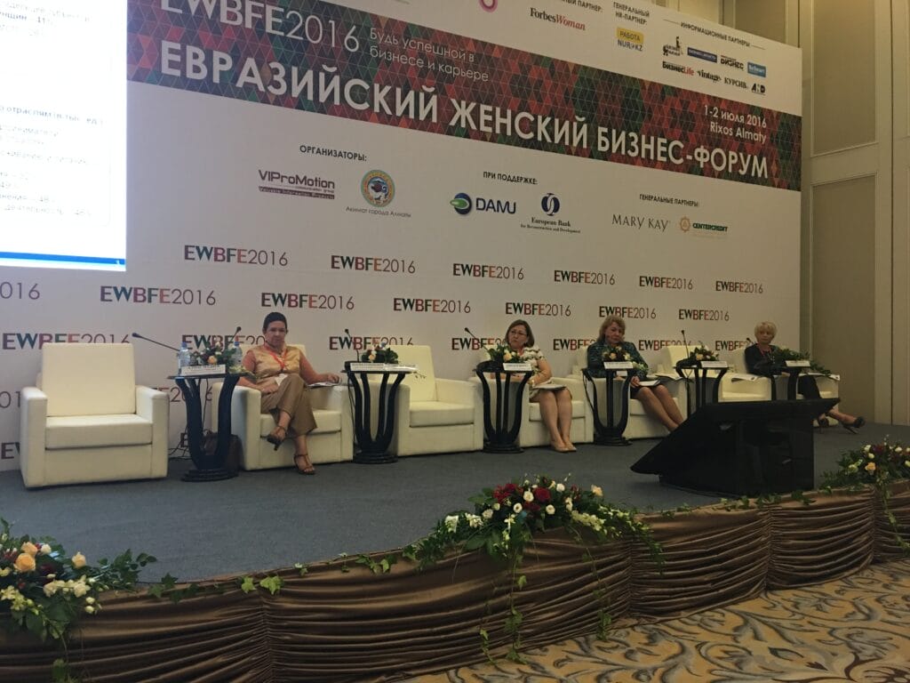 Доля женщин, занятых в МСБ в Казахстане больше, чем на Западе