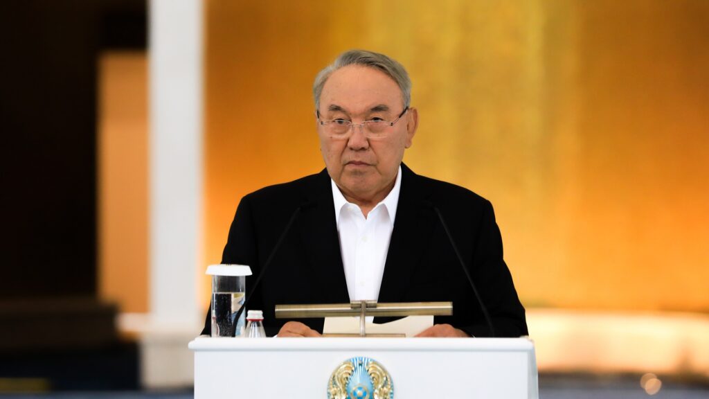 Ex-president Nazarbayev makes public appearance