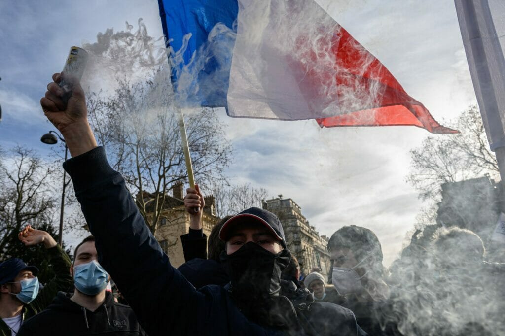 франция протесты