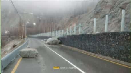 «Медеу-Шымбұлақ» жолында тас құлауына байланысты қозғалыс шектелді