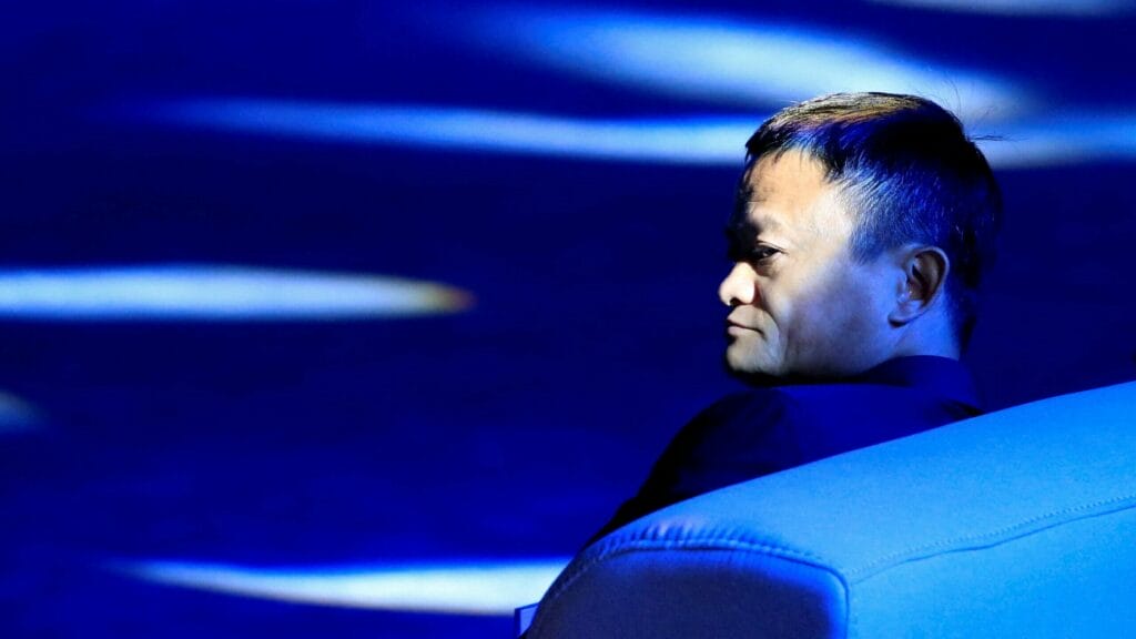 FILE PHOTO: Alibaba Group co-founder and executive chairman Jack Ma attends the World Artificial Intelligence Conference (WAIC) in Shanghai, China, September 17, 2018. REUTERS/Aly Song/File Photo