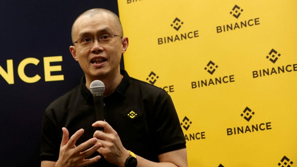 FILE PHOTO: Zhao Changpeng, founder and chief executive officer of Binance attends the Viva Technology conference dedicated to innovation and startups at Porte de Versailles exhibition center in Paris, France June 16, 2022. REUTERS/Benoit Tessier/File Photo