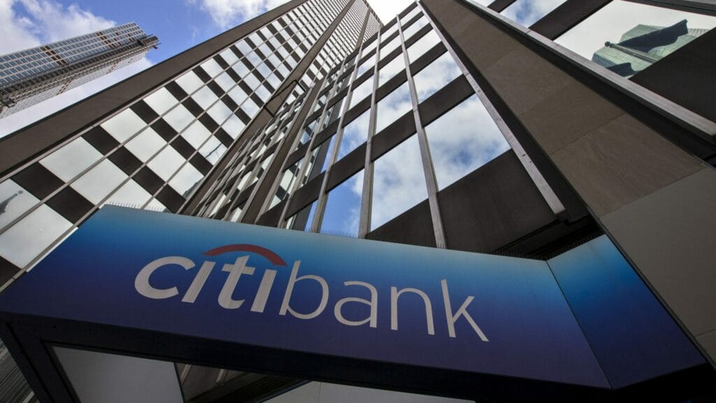 FILE PHOTO: A view of the exterior of the Citibank corporate headquarters in New York, New York, U.S. May 20, 2015.   REUTERS/Mike Segar/File Photo