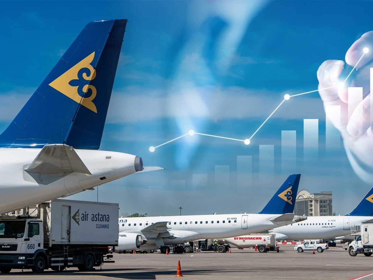 Air Astana рекордно нарастила все виды доходов