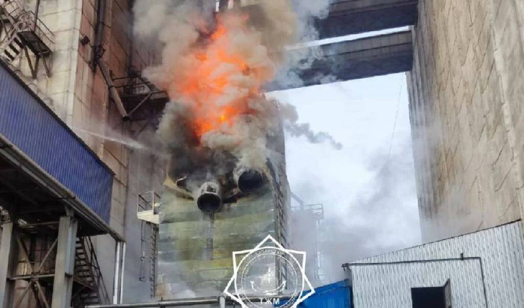 Шығыс Қазақстан облысында астық сақталған элеватордан өрт шықты