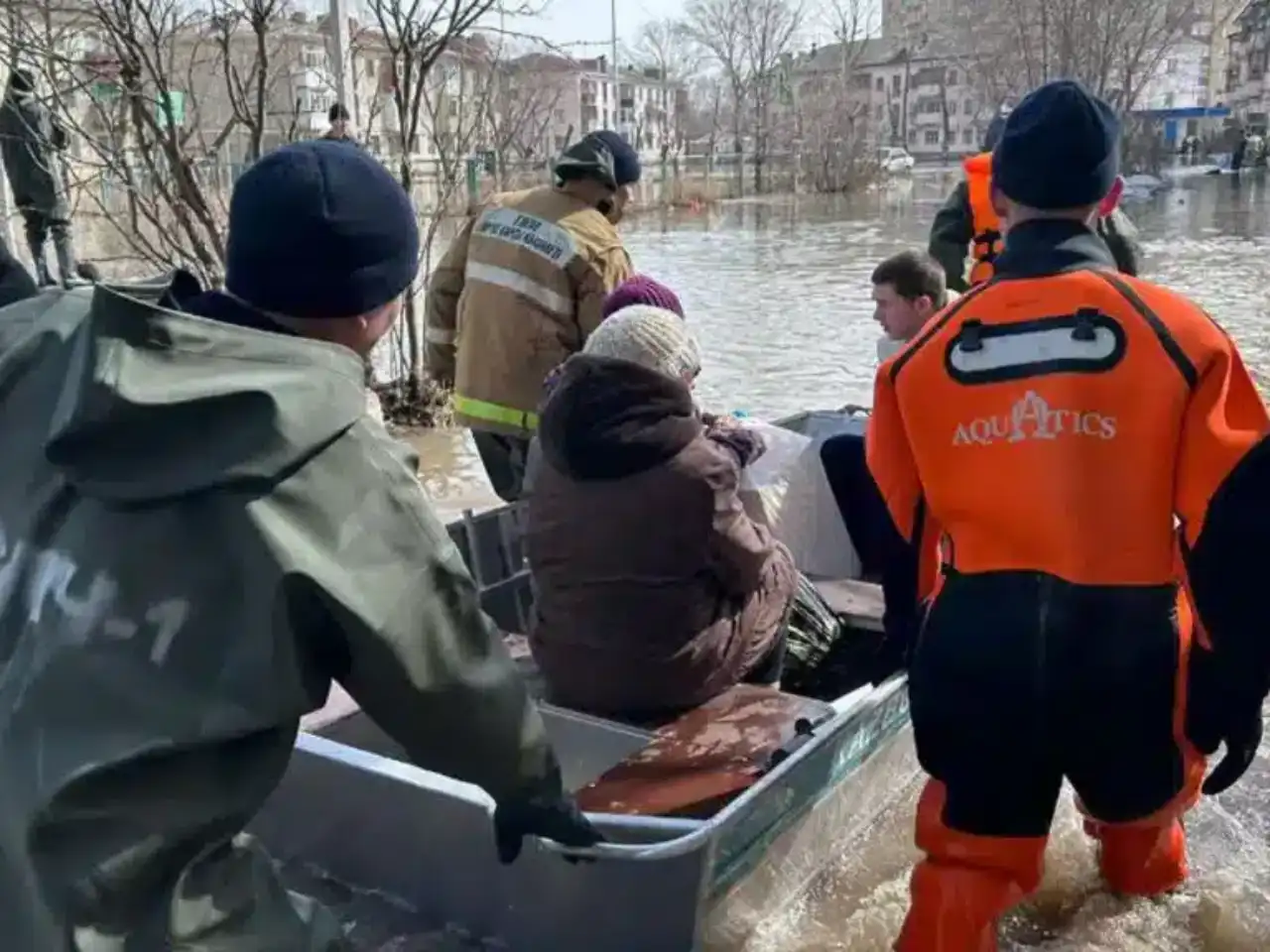 Как Костанай переживает паводки