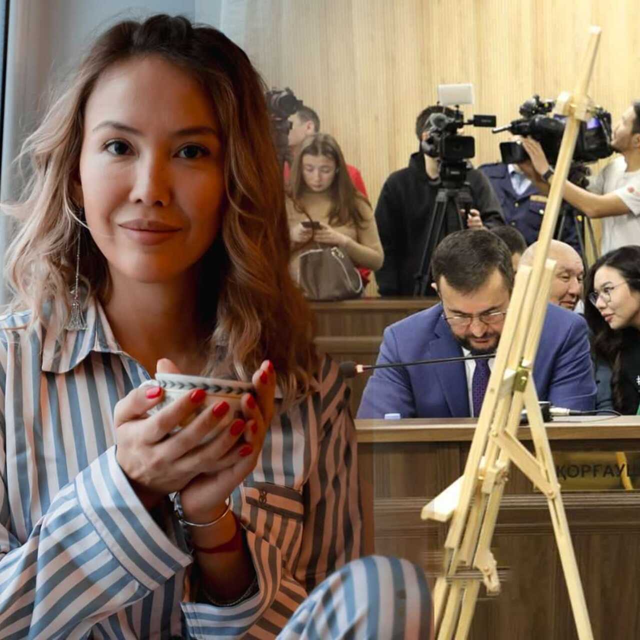 Корпоративтік кеште ренжіді