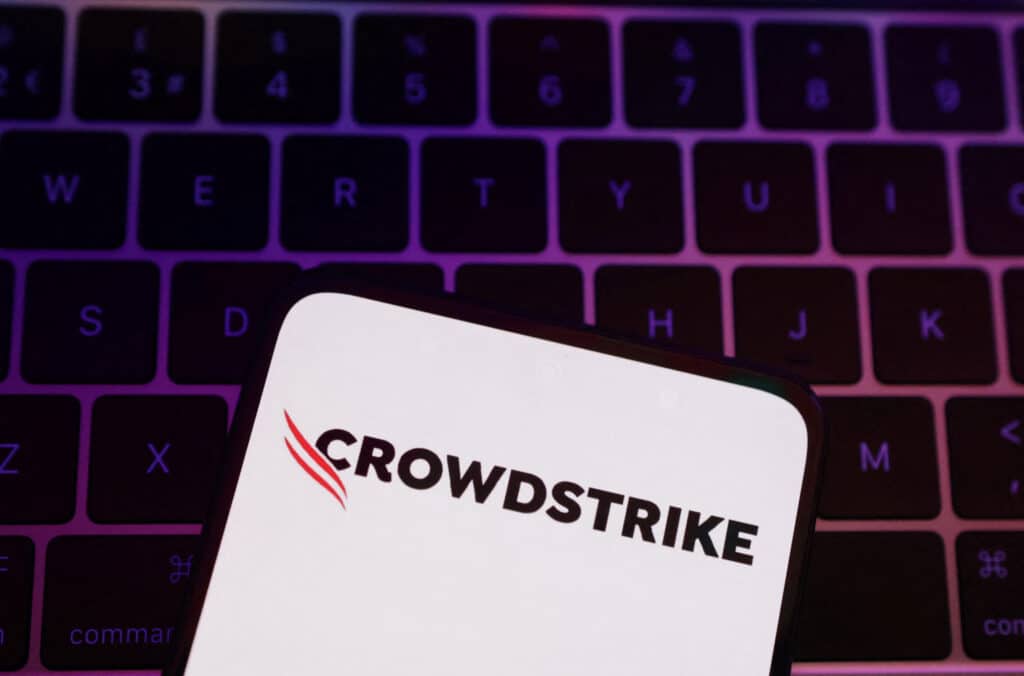 CrowdStrike logo is seen in this illustration taken July 29, 2024. REUTERS/Dado Ruvic/Illustration