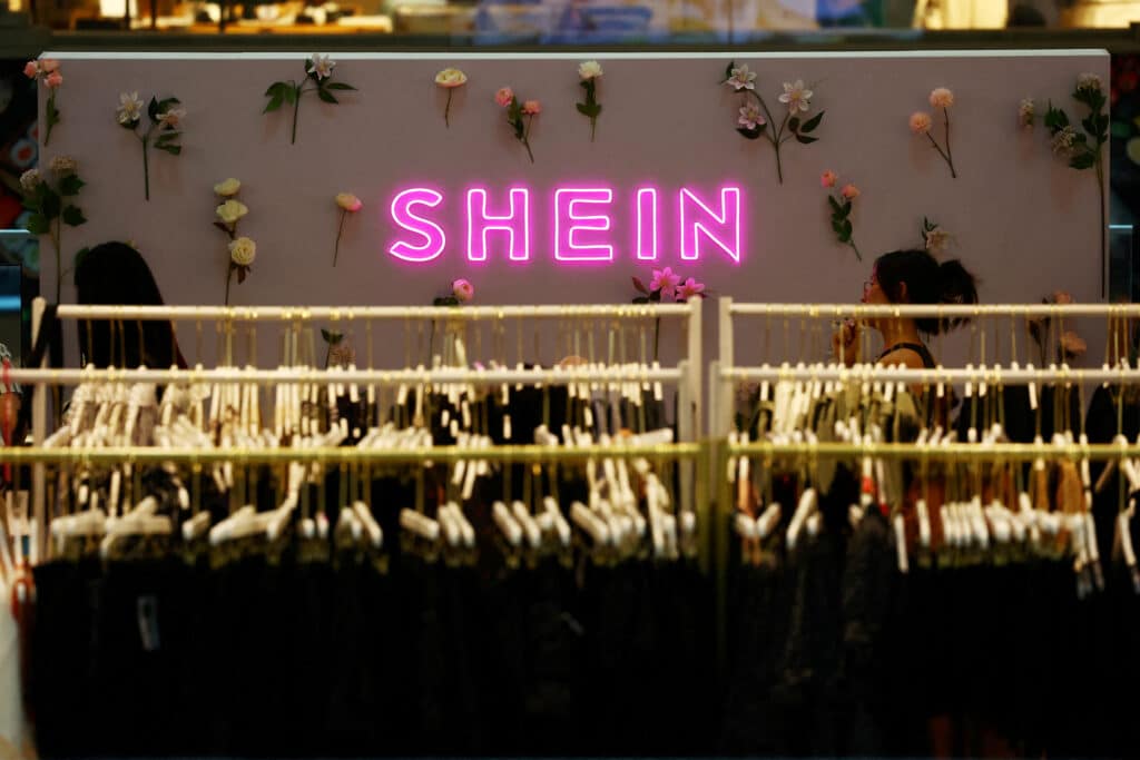 FILE PHOTO: A view of a Shein pop-up store at a mall in Singapore April 4, 2024. REUTERS/Edgar Su/File Photo