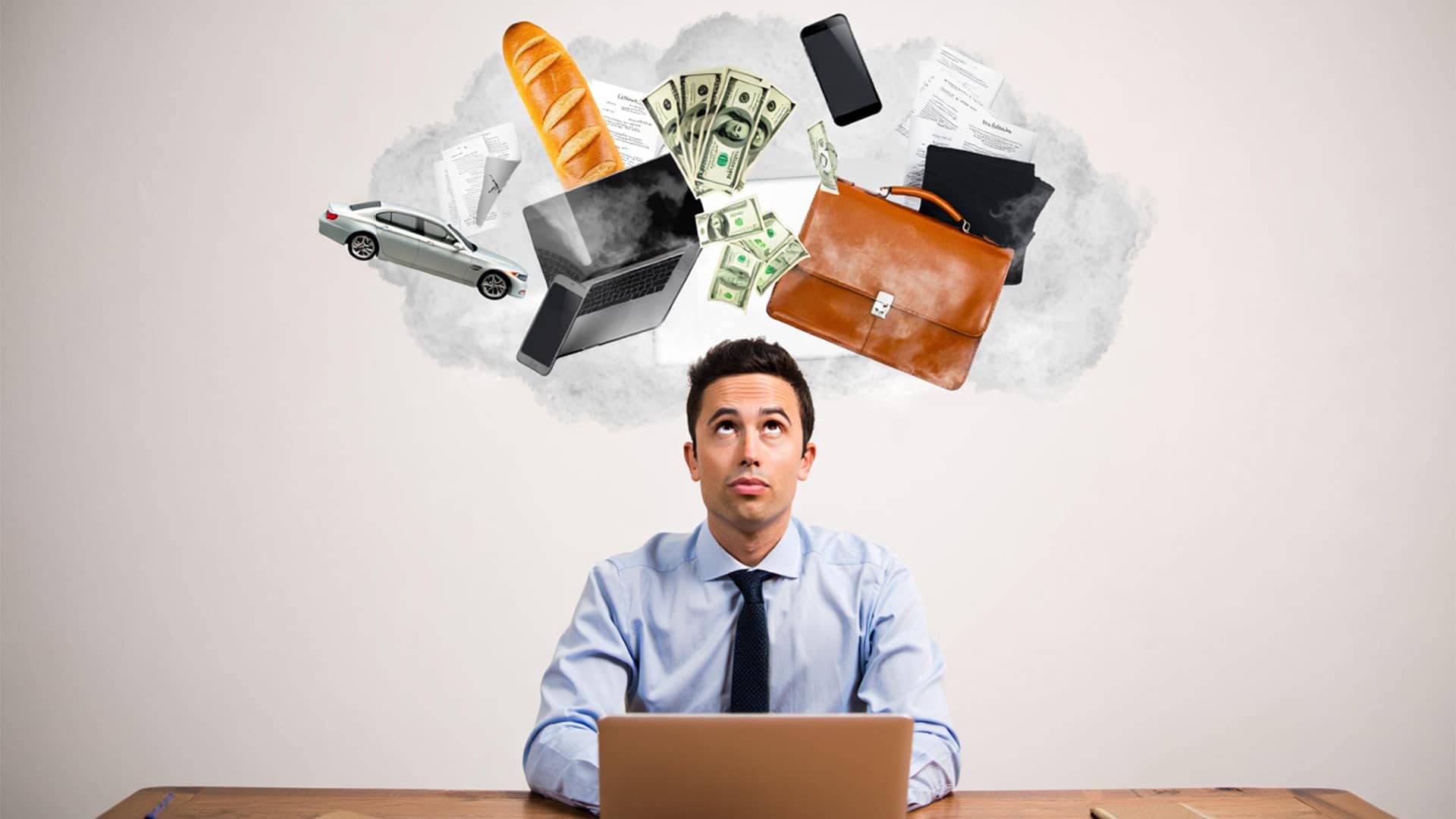 Иллюстрация на тему предпринимательства и преодоления страха