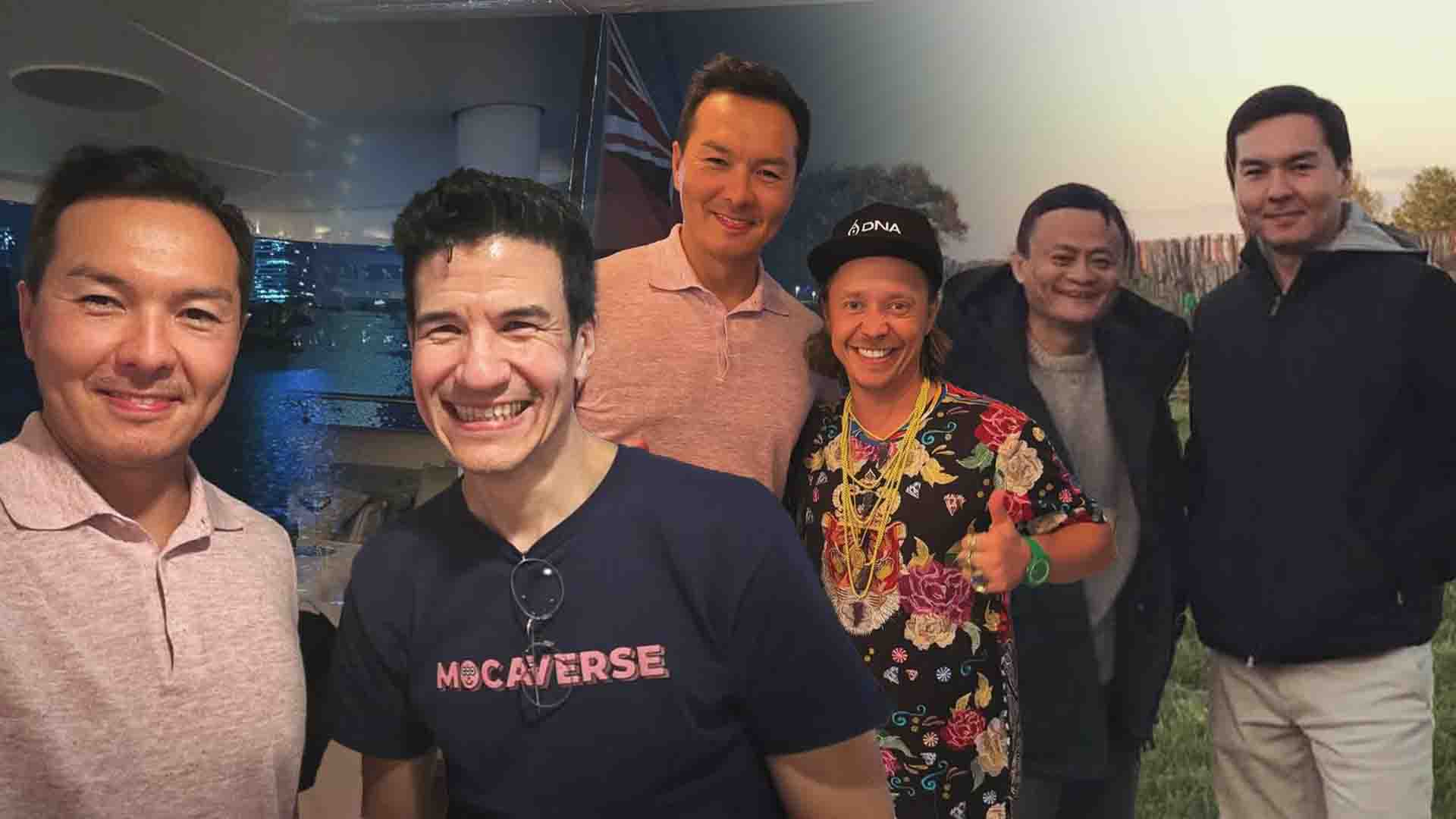 Нұрәли Әлиев миллиардерлермен суретке түскенді ұнатады / коллаж: Kursiv.Media, бильд-редактор Ахтам Зиперов