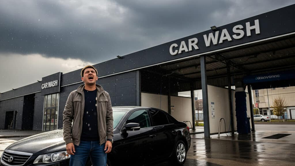 Алматинские водители жалуются на «грязный дождь» в соцсетях