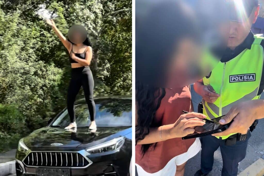 Жительница Семея станцевала на капоте авто ради лайков в TikTok и заработала штраф