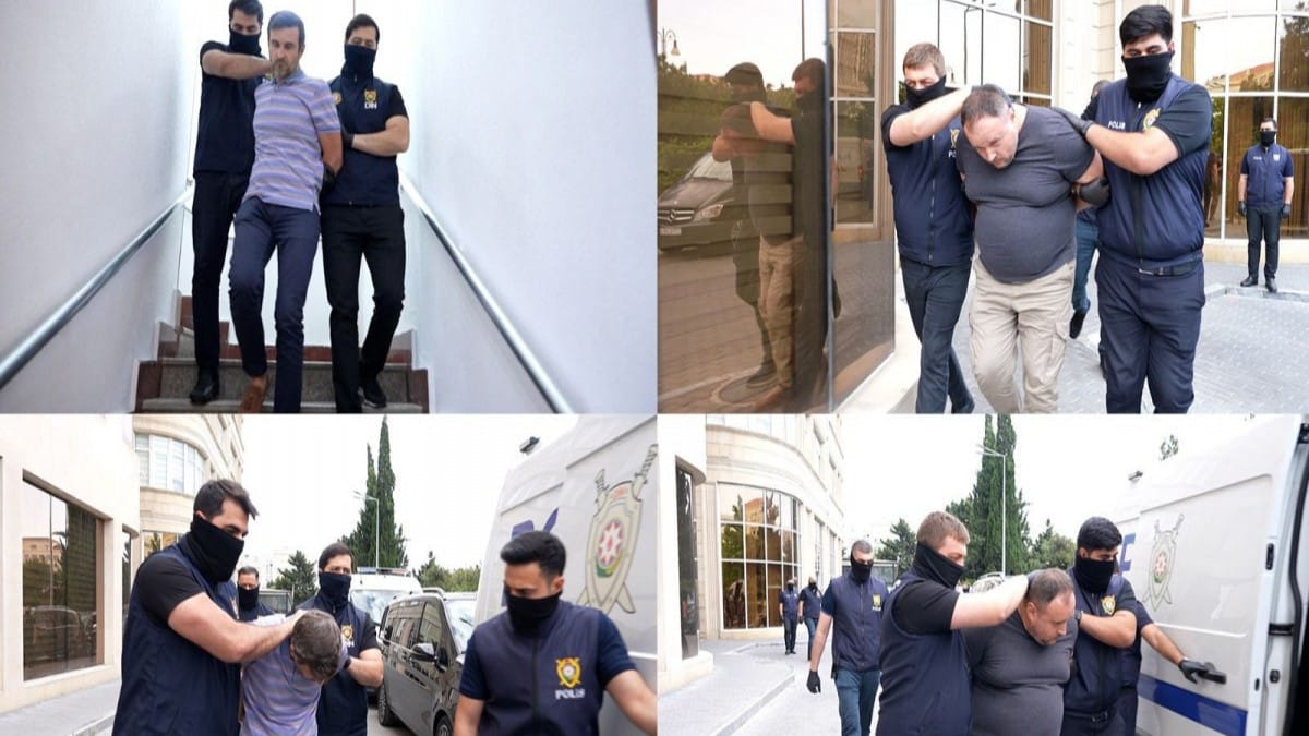 Әзербайжан Бакудегі ресейлік медиа қызметкерлерін ұстады / фото: apa.az