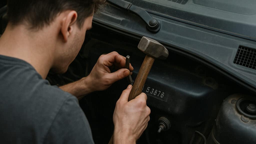 В Казахстане выявили рекордное число подделок VIN-кодов авто 