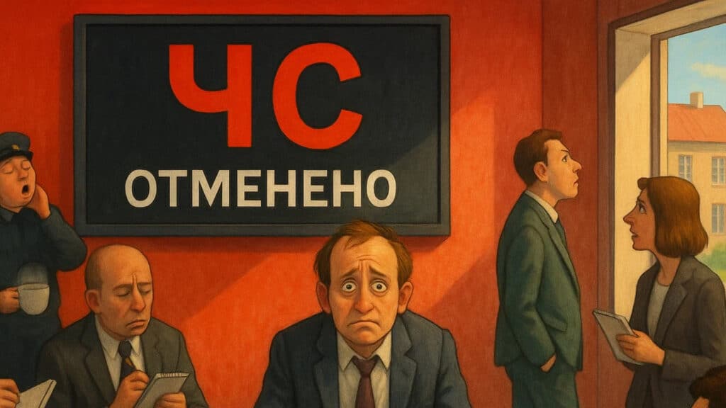 контракт из-за ЧС, которой не было