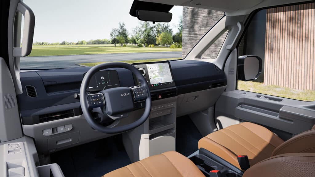 Kia официально «распаковала» свой первый электрический фургон