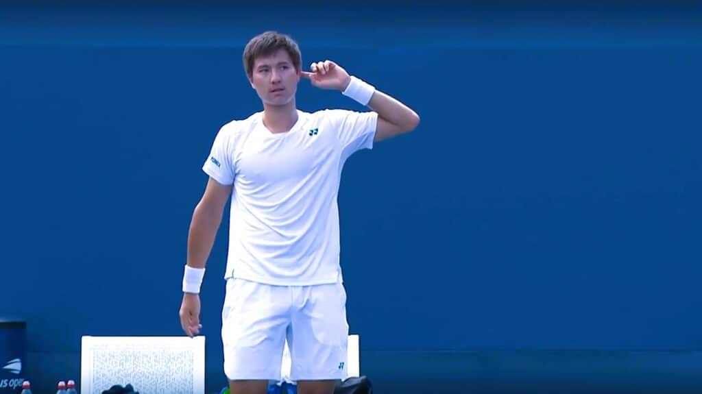 Бейбіт Жұқаев / фото: usopen.org видеосынан скриншот