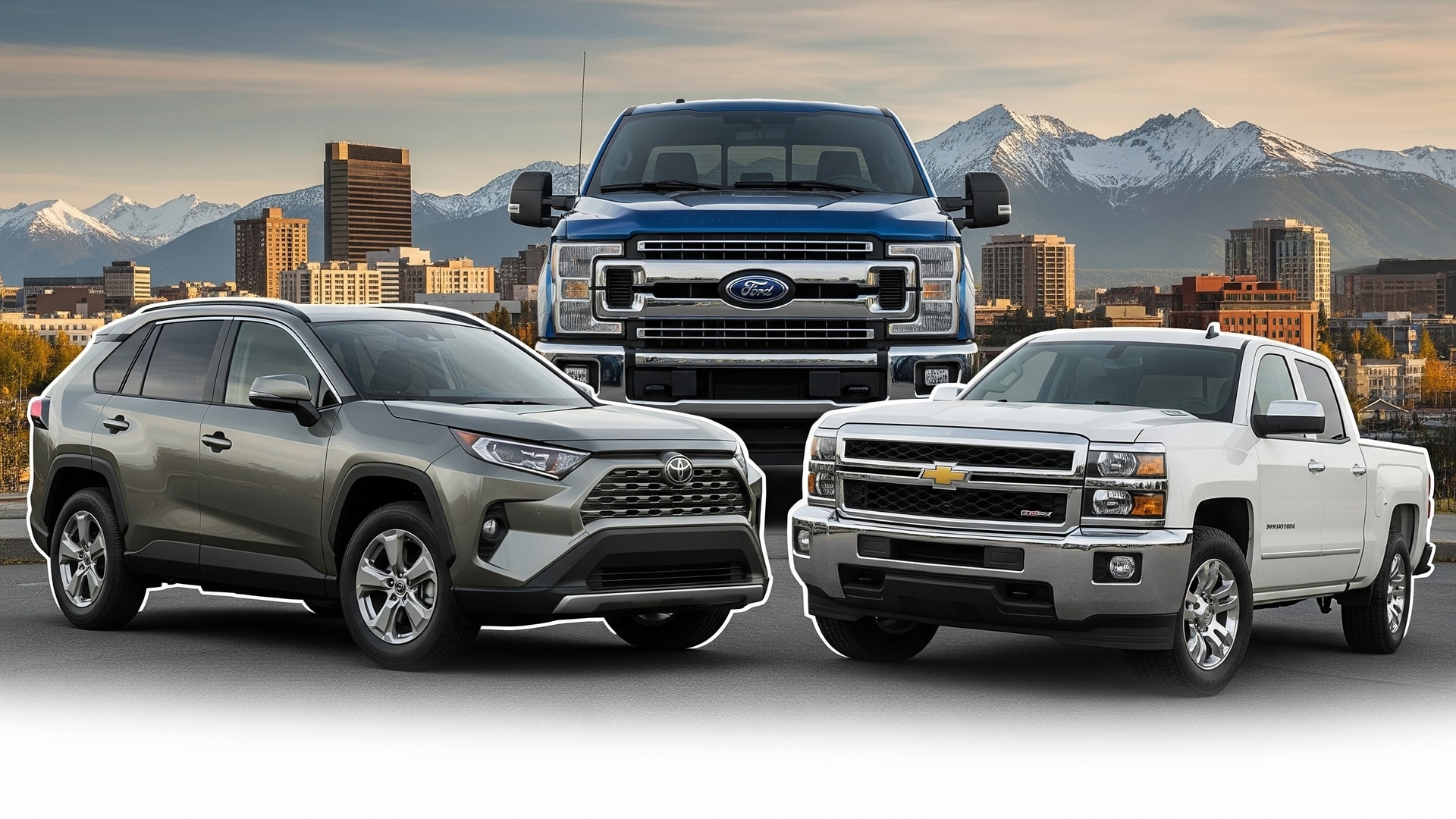 Chevrolet Silverado, Toyota RAV4, Ford F-Series, Аляска, встреча Трампа и Путина