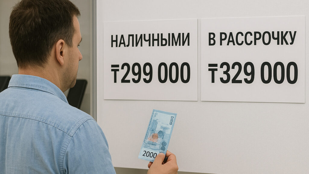 Halyk Bank выступил за двойные цены при оплате наличными и в рассрочку