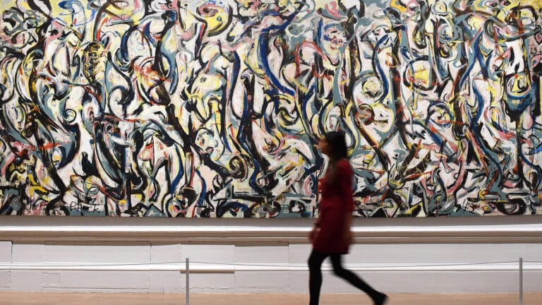 Scientists crack mystery behind Pollock’s vivid blue