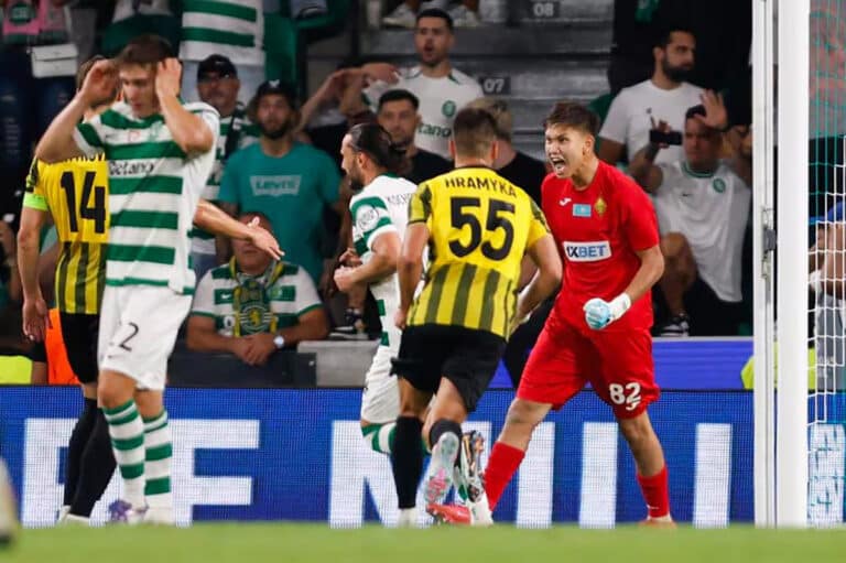 Kairat’s Champions League debut falters, but young goalkeeper shines