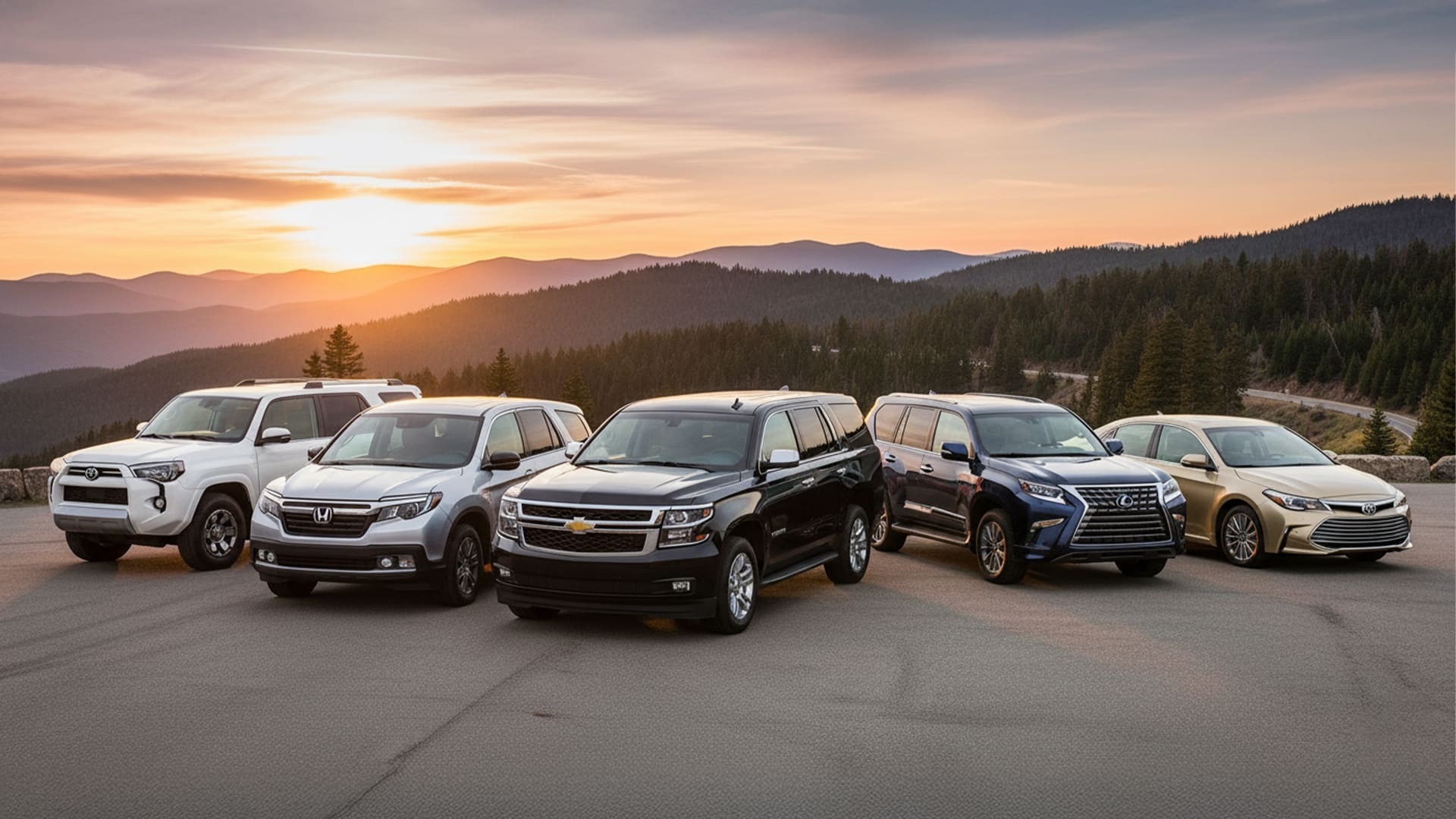 надежные автомобили, машины Toyota 4Runner, Honda Ridgeline, Chevrolet Suburban, Lexus GX, Toyota Avalon