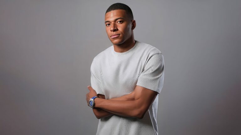 Mbappé unveils limited edition Hublot watch in honor of Champions League