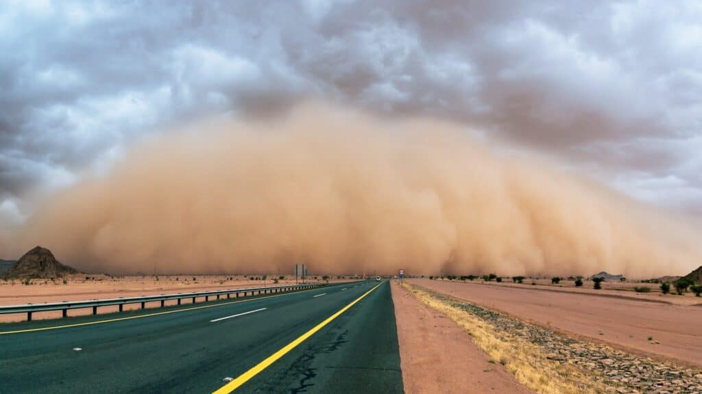 Қазақстанның бірнеше өңірінде шаңды дауыл тұрады