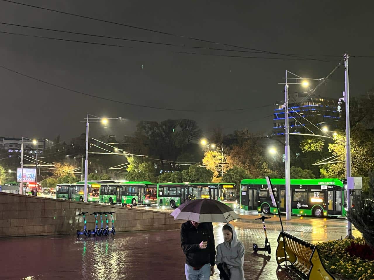 Дождь Алматы